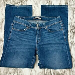 Levi's 529 Denim Blue Boot Cut Jeans Curvy Bootcut Cowgirl Cowboy Western Cute